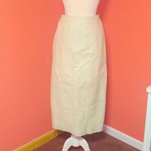 Vintage 100% Genuine Leather Skirt